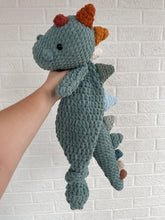 Load image into Gallery viewer, Big Bohasaurus Crochet Lovey Toy
