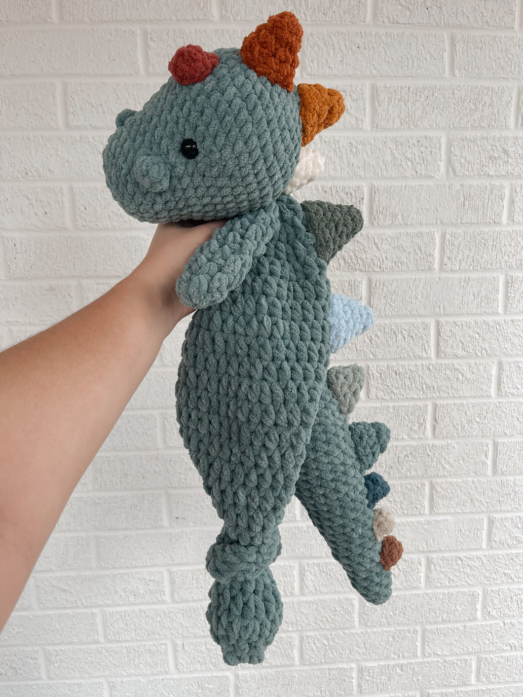 Big Bohasaurus Crochet Lovey Toy