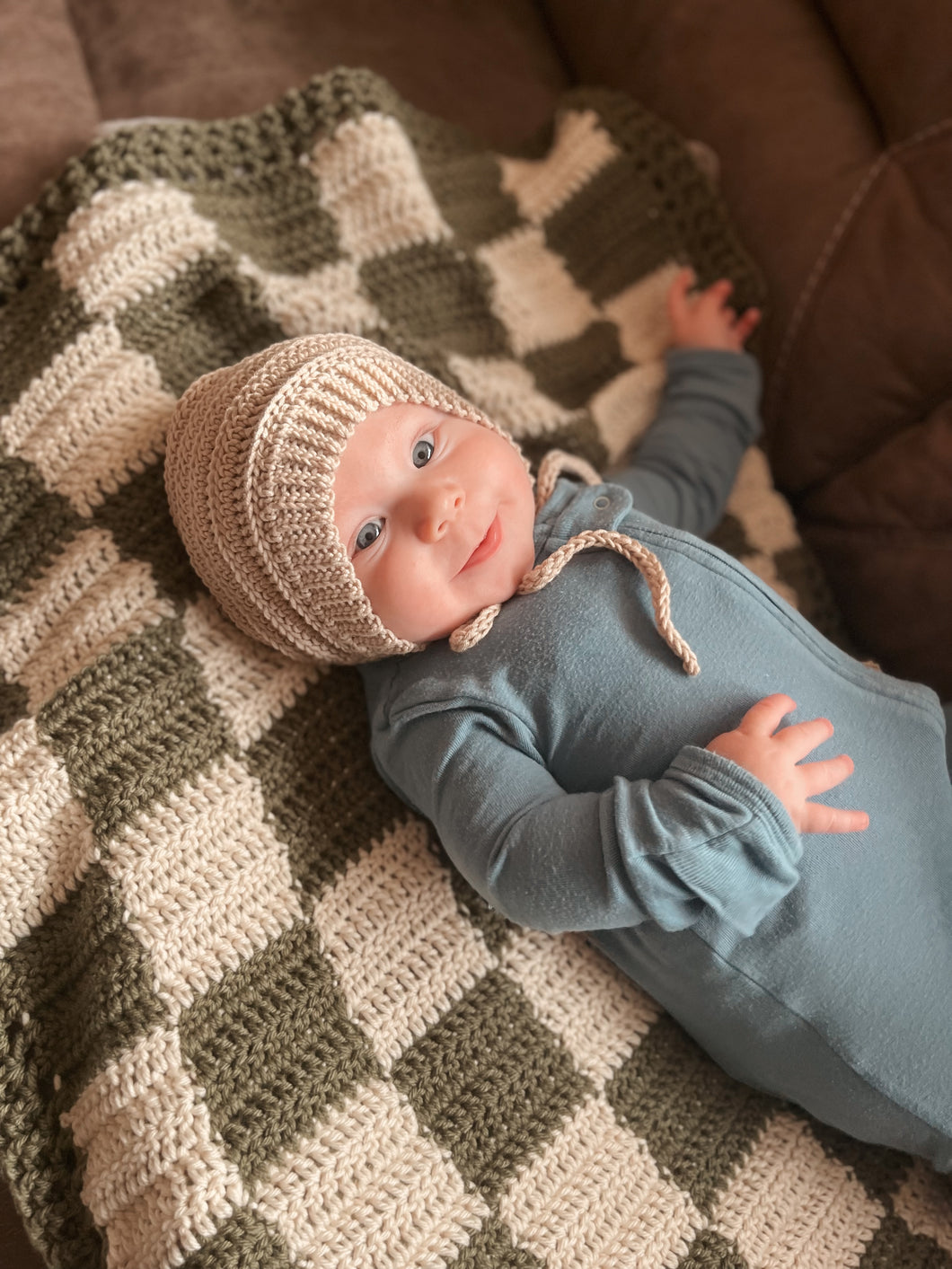 Checkered Hazel Blanket