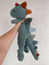 Load image into Gallery viewer, Big Bohasaurus Crochet Lovey Toy
