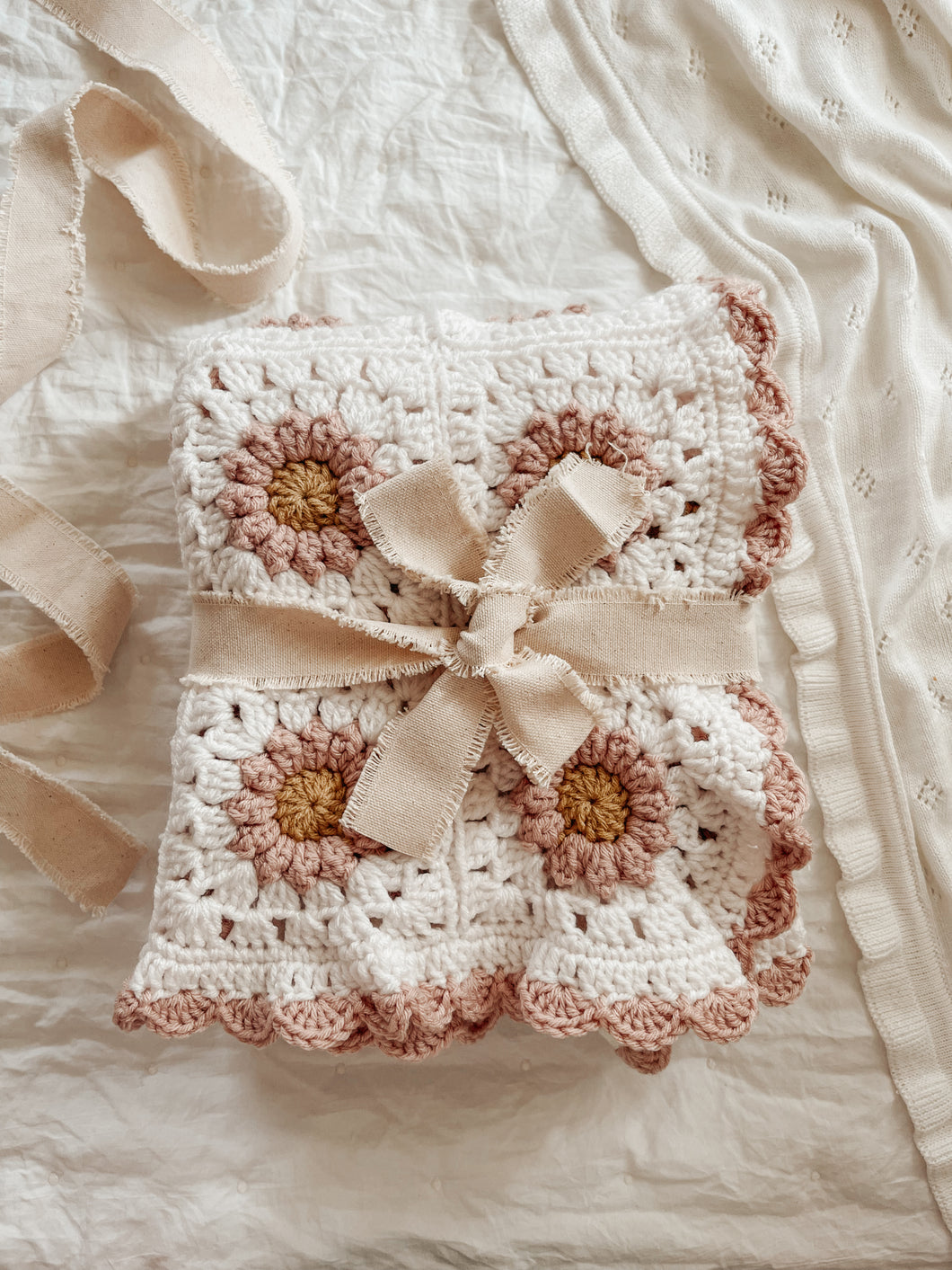 Rosalie baby blanket MTO