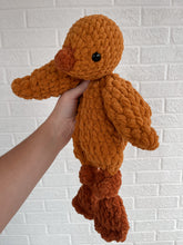 Load image into Gallery viewer, Little Chicken Crochet Lovey Toy
