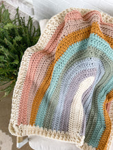 Load image into Gallery viewer, Phoenix rainbow blanket - ready to ship!
