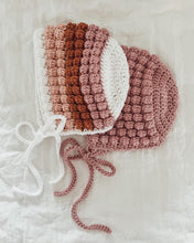 Load image into Gallery viewer, Crochet rainbow bonnet | boy or girl
