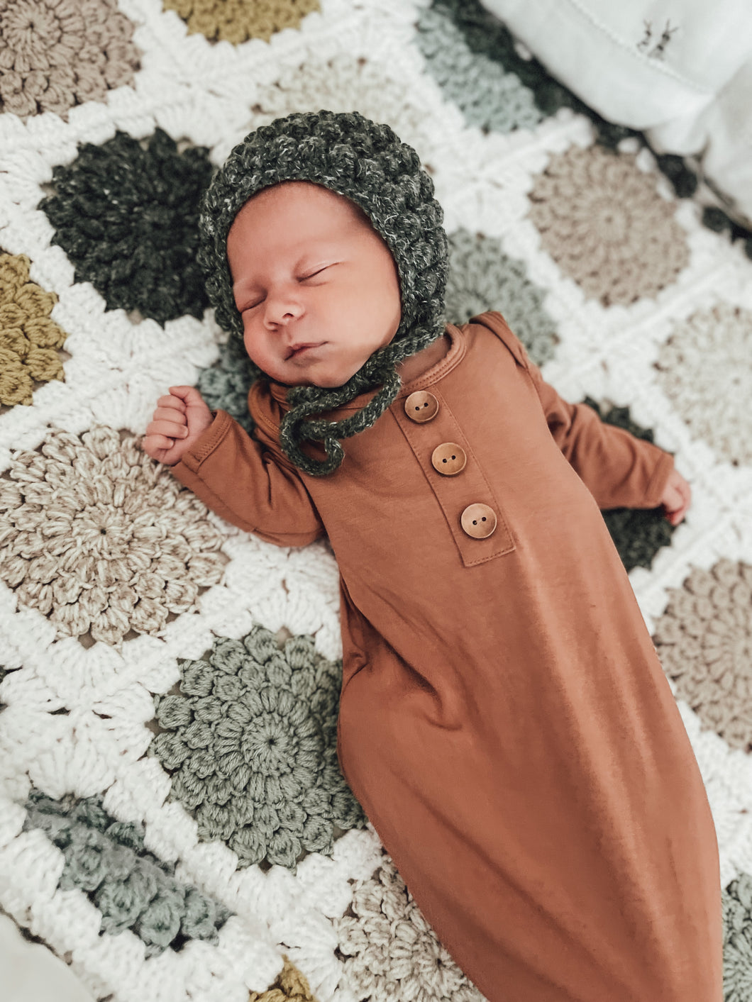 Jack sunburst granny square baby blanket