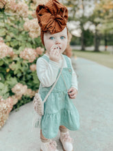 Load image into Gallery viewer, Crochet rainbow toddler purse
