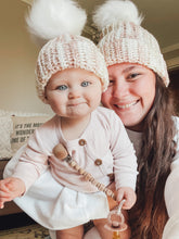 Load image into Gallery viewer, Mommy &amp; Me Crochet Hat | Baby Beanie | Woman’s Beanie
