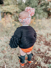 Load image into Gallery viewer, Crochet poet baby-toddler cardigan
