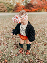 Load image into Gallery viewer, Crochet poet baby-toddler cardigan
